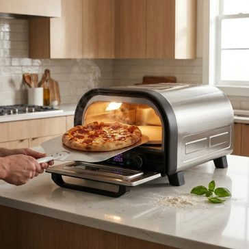   Dr. Pizza Rothello forgózsámolyos elektromos pizzasütő 13"