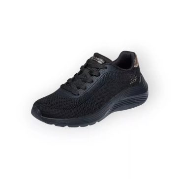   Skechers Bobs Squad Waves-Current Look női félcipő - fekete