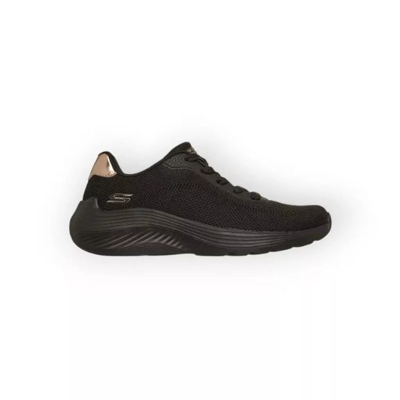 Skechers Bobs Squad Waves-Current Look női félcipő - fekete