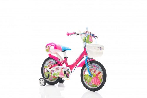 Corelli Lovely Unikornisos 16 gyerek könnyűvázas kerékpár Rózsaszín