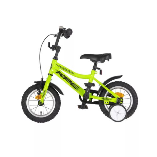 KPC FluoBike Raptor dínos VILÁGÍTÓS 12 neonzöld fluoreszkáló gyermek kerékpár