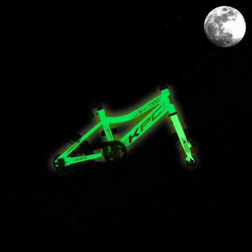 KPC FluoBike Police szirénás VILÁGÍTÓS 12 kék fluoreszkáló gyermek kerékpár