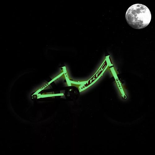 KPC FluoBike Kitty cicás VILÁGÍTÓS 12 rózsaszín fluoreszkáló gyermek kerékpár