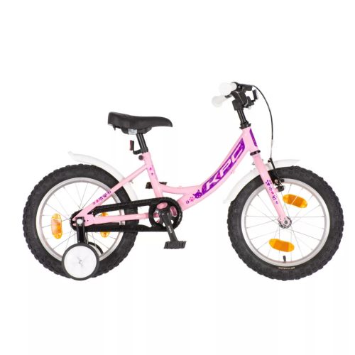 KPC FluoBike Kitty cicás VILÁGÍTÓS 12 rózsaszín fluoreszkáló gyermek kerékpár