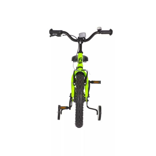 KPC FluoBike Raptor, dínos VILÁGÍTÓS 16 neonzöld fluoreszkáló gyermek kerékpár