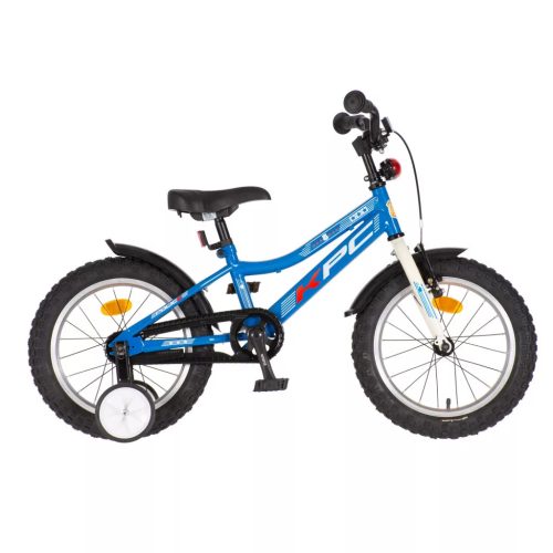 KPC FluoBike Police szirénás VILÁGÍTÓS 16 kék fluoreszkáló gyermek kerékpár