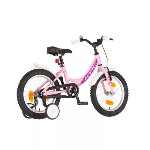 KPC FluoBike Kitty cicás VILÁGÍTÓS 16 rózsaszín fluoreszkáló gyermek kerékpár