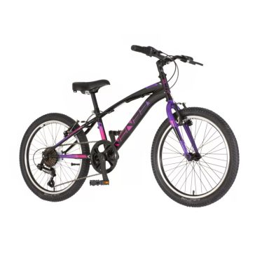 Venssini Arcadia 20" gyerek kerékpár Fekete-Lila