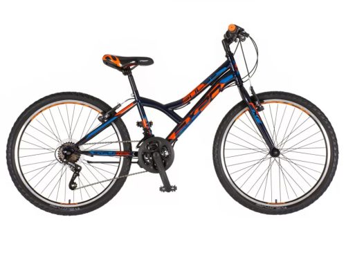 Explorer Pulse 24 gyerek kerékpár Fekete-Narancs