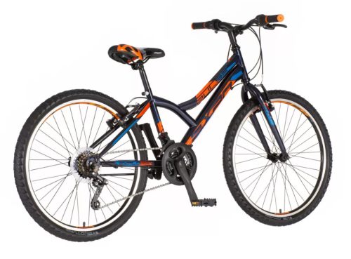 Explorer Pulse 24 gyerek kerékpár Fekete-Narancs