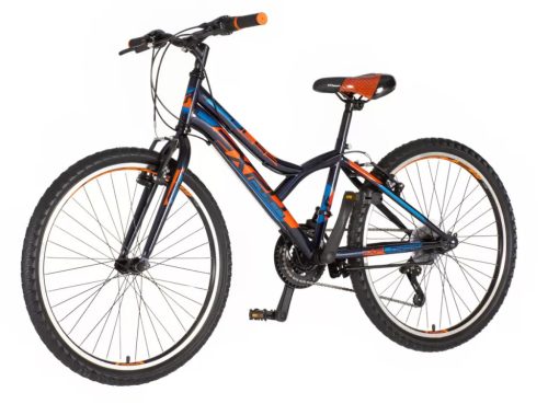 Explorer Pulse 24 gyerek kerékpár Fekete-Narancs