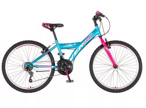 Venssini Parma 24 gyerek kerékpár Türkiz-Pink