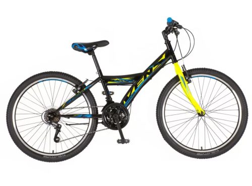 Venssini Parma 24 gyerek kerékpár Fekete-Sárga