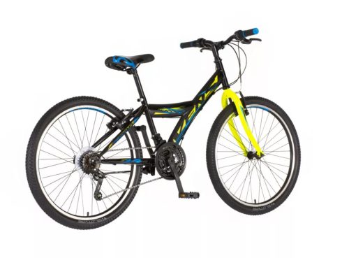 Venssini Parma 24 gyerek kerékpár Fekete-Sárga