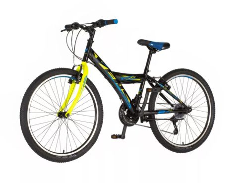 Venssini Parma 24 gyerek kerékpár Fekete-Sárga