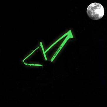   Visitor Fluobike Lady Női VILÁGÍTÓS trekking kerékpár fluoreszkáló fehér