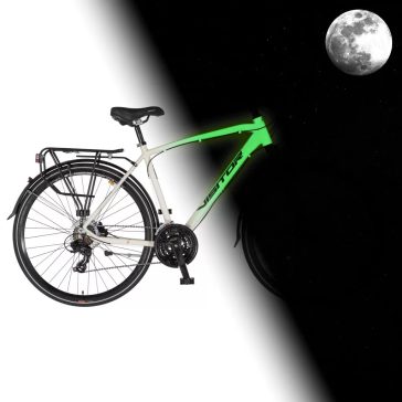   Visitor Fluobike Man VILÁGÍTÓS trekking kerékpár fluoreszkáló fehér