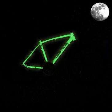   Visitor Fluobike Man VILÁGÍTÓS trekking kerékpár fluoreszkáló fehér