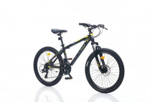 Corelli Felix 2.2 24 MTB gyerek könnyűvázas kerékpár Fekete-Sárga