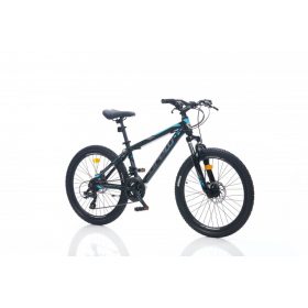   Corelli Felix 2.2 24 MTB gyerek könnyűvázas kerékpár Fekete-Kék