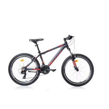   Corelli Via 1.3 24" gyerek MTB könnyűvázas kerékpár Fekete-Piros