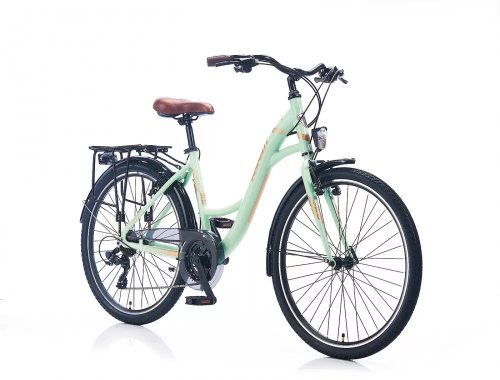 Corelli Glowie 28 könnyűvázas női városi kerékpár 44 cm Menta