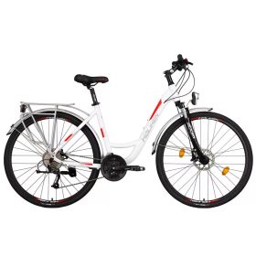 Koliken blacktour női 19" trekking kerékpár fehér