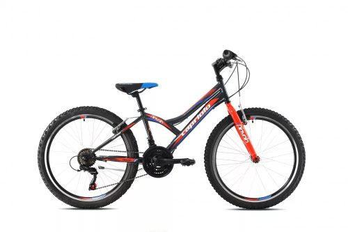 Capriolo Diavolo 400 24" férfi MTB kerékpár Grafit-Piros