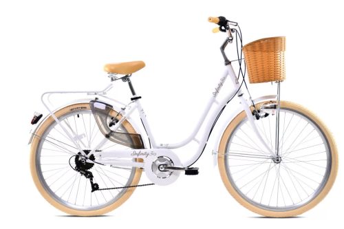 Adria Infinity 28" női városi váltós kerékpár Fehér