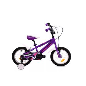   Capriolo Rocket 14" hátra tekerhető gyerek kerékpár Lila