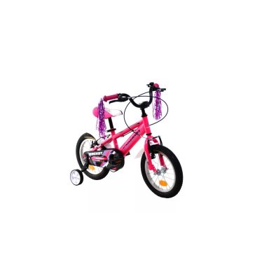   Capriolo Rocket 14" hátra tekerhető gyerek kerékpár Pink
