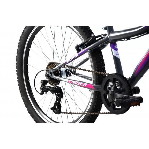 Adria Stinger 24" gyerek kerékpár Grafit-Lila