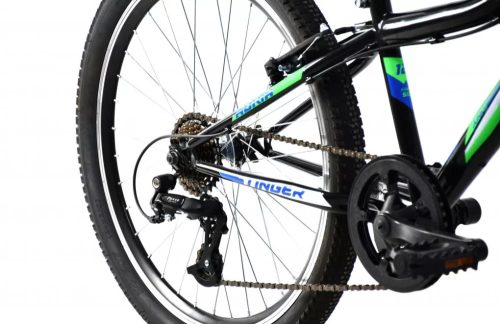 Adria Stinger 24" gyerek kerékpár Fekete-Zöld