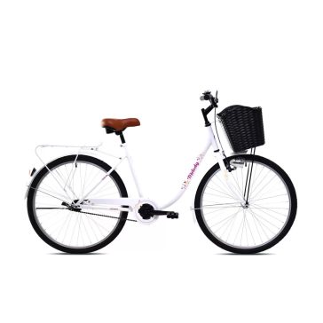   Adria Melody női városi 1 sebességes 26" kerékpár Fehér