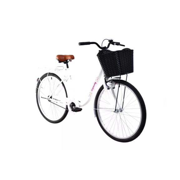 Adria Melody női városi 1 sebességes 26" kerékpár Fehér
