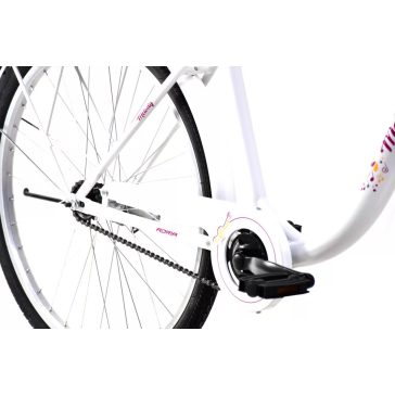   Adria Melody női városi 1 sebességes 26" kerékpár Fehér