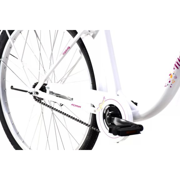 Adria Melody női városi 1 sebességes 26" kerékpár Fehér