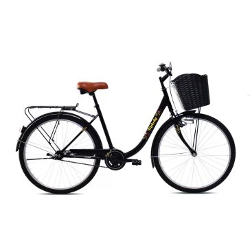   Adria Melody női városi 1 sebességes 26" kerékpár Fekete