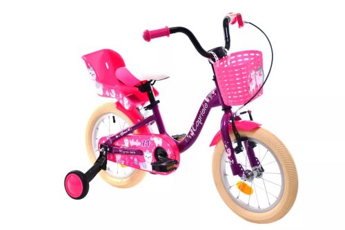 Capriolo Viola 14" alpakás gyerek kerékpár Lila