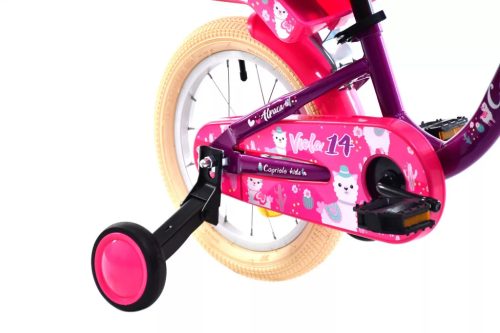 Capriolo Viola 14" alpakás gyerek kerékpár Lila