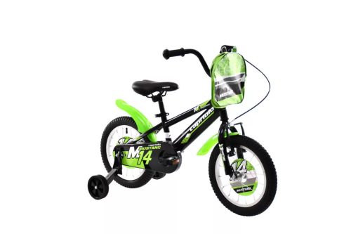 Capriolo Mustang 14" gyerek kerékpár Fekete-Zöld