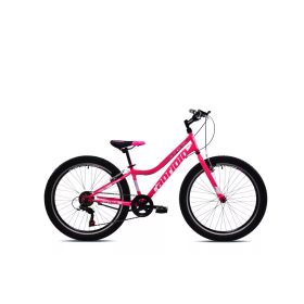 Capriolo Diavolo 400 24" MTB kerékpár Pink-Lila 