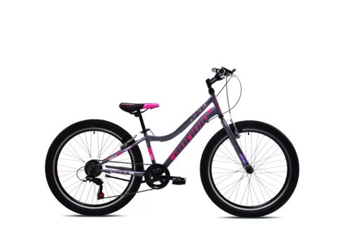 Capriolo Diavolo 400 24" férfi MTB kerékpár Grafit-Rózsaszín 2025