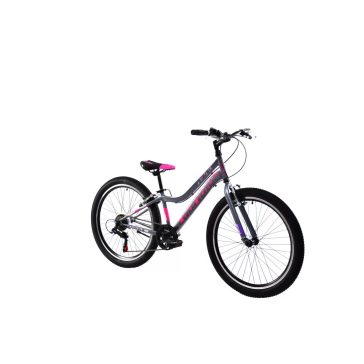   Capriolo Diavolo 400 24" MTB kerékpár Grafit-Rózsaszín 