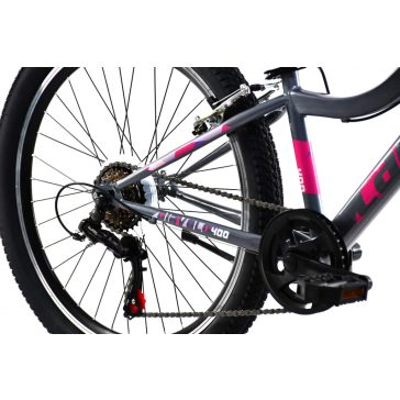   Capriolo Diavolo 400 24" MTB kerékpár Grafit-Rózsaszín 