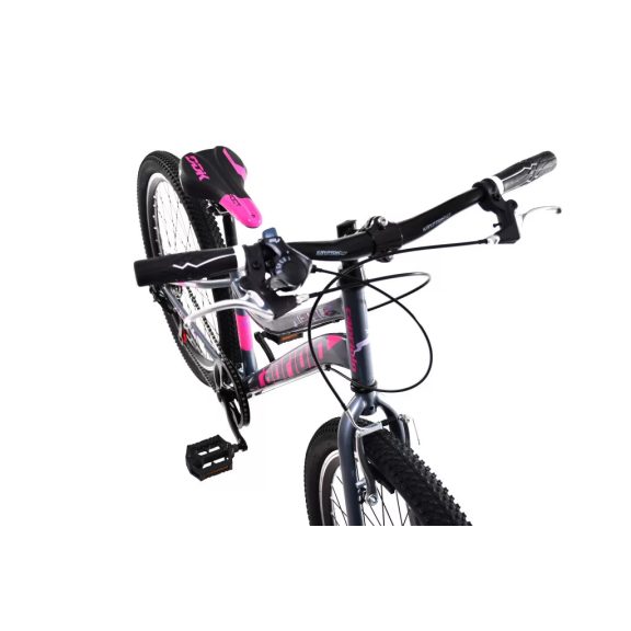 Capriolo Diavolo 400 24" MTB kerékpár Grafit-Rózsaszín 
