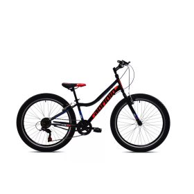 Capriolo Diavolo 400 24" MTB kerékpár Fekete-Piros 