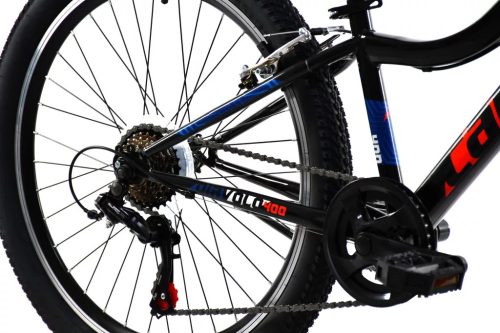 Capriolo Diavolo 400 24" MTB kerékpár Fekete-Piros 