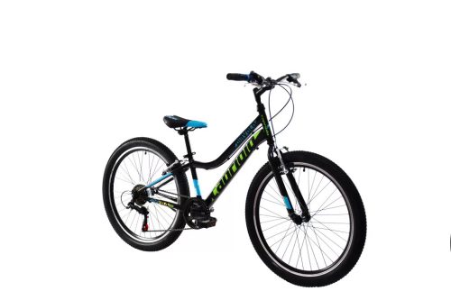 Capriolo Diavolo 400 24" gyerek kerékpár Fekete-Zöld 