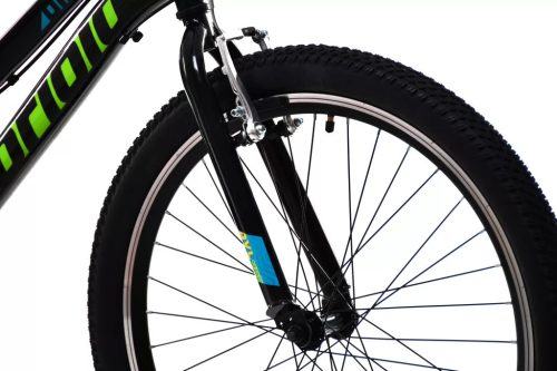 Capriolo Diavolo 400 24" gyerek kerékpár Fekete-Zöld 